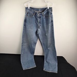 Levis 560 Jeans Mens 34x32 Medium Wash Blue Tapered Leg Cotton Y2k